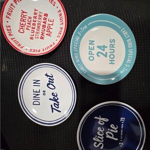 All In Good Taste Order’s Up Kate Spade Appetizer Plate Set